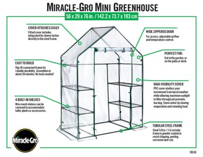 Image showing  Clear Mini Greenhouse