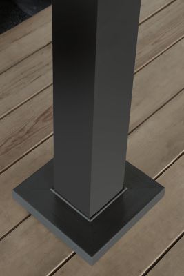 Image showing 5 th Sojag Fontana Black Aluminum Frame 10 x 12 ft Pergola