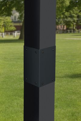 Image showing 7 th Sojag Fontana Black Aluminum Frame 10 x 12 ft Pergola