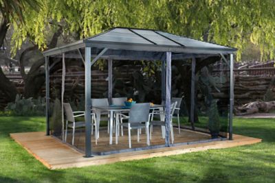 Image showing 5 th Sojag Ventura 10 x 12 x 9 ft. Dark Grey Gazebo