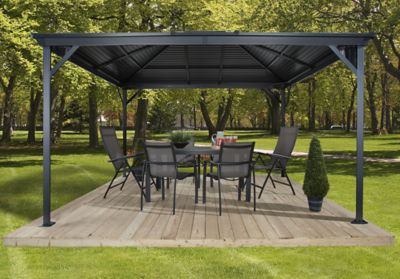 Image showing 7 th Sojag Ventura 10 x 12 x 9 ft. Dark Grey Gazebo
