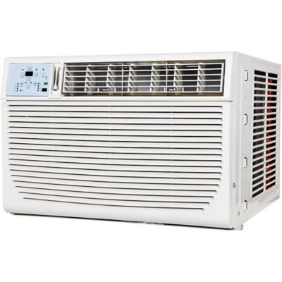 Keystone 18,000 BTU Window Mounted Air Conditioner with Supplemental Heat