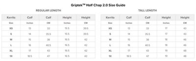 Image showing  GripTek Riding Half Chap 2.0 Tall