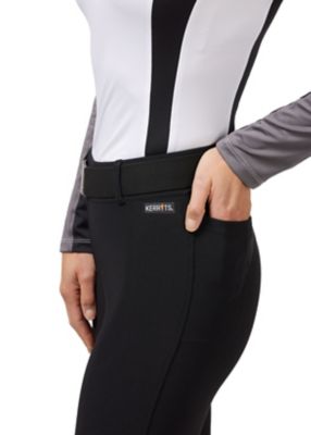 Image showing  Microcord Extended Knee Patch Bootcut Riding Pant