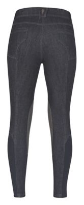 Image showing  Stretch Denim Knee Patch Riding Breech