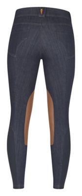 Image showing  Stretch Denim Knee Patch Riding Breech