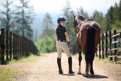 Image showing  Kids Ice Fil Lite Short Sleeve Riding Shirt