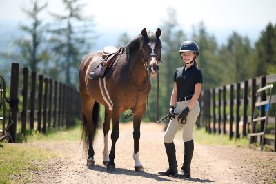 Image showing  Kids Ice Fil Lite Short Sleeve Riding Shirt