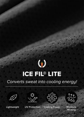 Image showing  Kids Ice Fil Lite Long Sleeve Riding Shirt