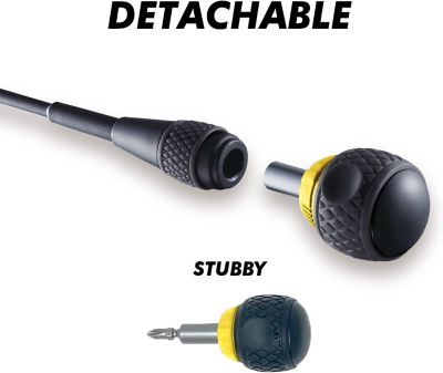 Image showing 5 th VESSEL Ball Grip Interchangeable Ratchet Screwdriver 10 pc. Bit Set