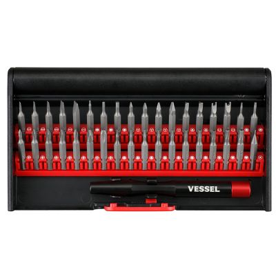 VESSEL Micro SCREWDRIVER, 36 pc. Bit Set