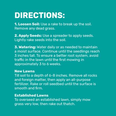 Image showing 6 th GroundWork 15 lb. 10,000 sq. ft. Pet Friendly Grass Seed Mixture