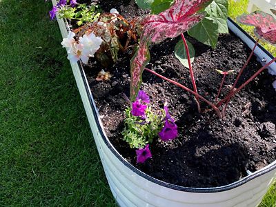 Image showing  17 in. 6 in 1 Modular Metal Raised Garden Bed