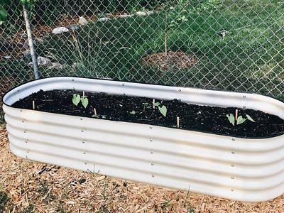 Image showing  17 in. 6 in 1 Modular Metal Raised Garden Bed