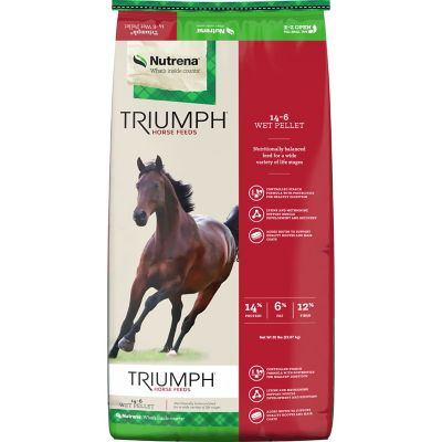 Nutrena Triumph 14-6 Pelleted Horse Feed, 50 lb.