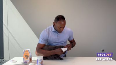 Image showing  Pet Ear Relief Finger Wipes