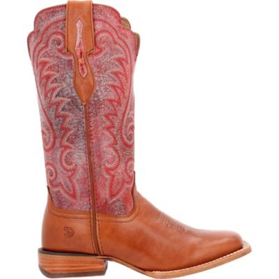 Image showing 6 th Durango Arena Pro Womens English Rose Square Toe Boot