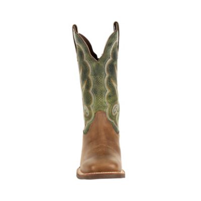 Image showing  X-treme A.C. Womens Olive Square Toe Boot