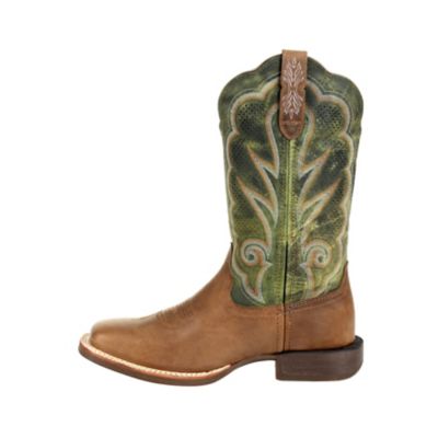Image showing  X-treme A.C. Womens Olive Square Toe Boot