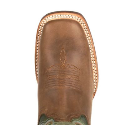 Image showing  X-treme A.C. Womens Olive Square Toe Boot