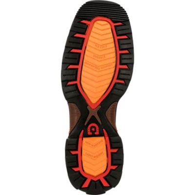 Image showing 5 th Durango Maverick Womens Rugged Tan Square Steel Toe Boot