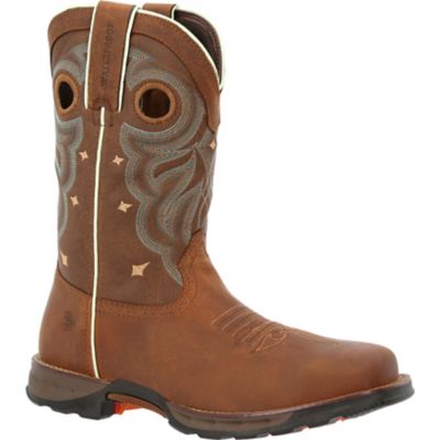 Durango Maverick Womens Rugged Tan Square Steel Toe Boot