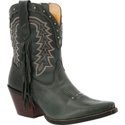 Durango Crush Womens Vintage Snip Toe 8 in. Ankle Boot