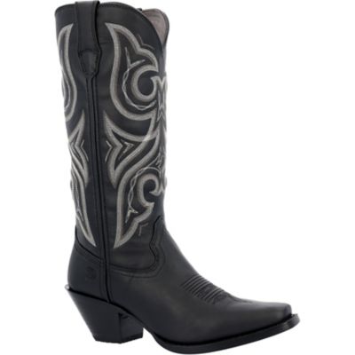 Durango Crush Womens Black Beauty Snip Toe 13 in. Boot