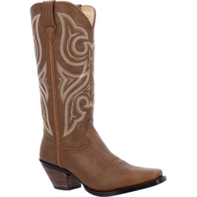 Durango Crush Womens Chocolate Snip Toe 13 in. Boot