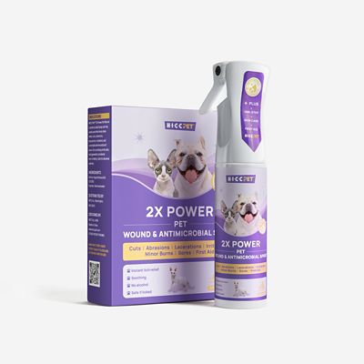 HICC Pet 2 X Pet Wound & Antimicrobial Spray