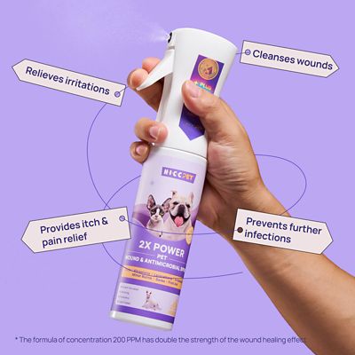 Image showing  2 X Pet Wound & Antimicrobial Spray