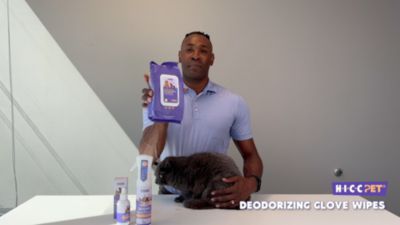 Image showing  Hypoallergenic Pet Glove Wipes Unscented