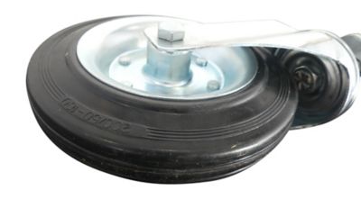 Image showing  8 in. Swivel Gate Cster Set With Universal Mounting Bracket