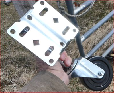 Image showing  4 in. Swivel Caster With Universal Mounting Bracket