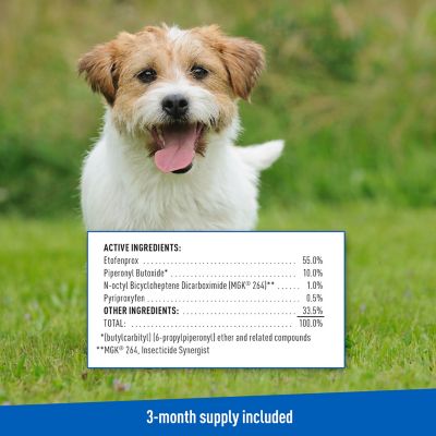 Image showing 7 th Adams Plus Flea & Tick Spot On for Dogs, Small, 3 mo., 12 Weeks