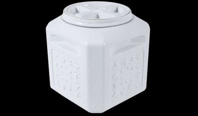 Image showing 6 th Petmate Vittles Vault Pawprint Outback Food Storage Container, 15 lb.