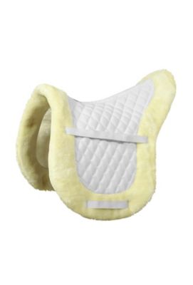 Image showing  Sherpa Fleece Fully Lined Shaped Saddle Pad