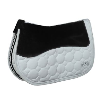 Image showing  Luxe Saddle Pad with White Sherpa Fleece lining
