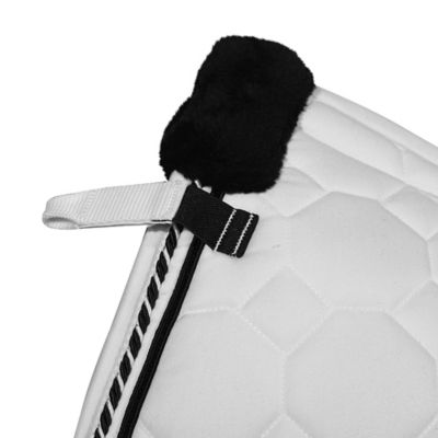 Image showing  Luxe Saddle Pad with White Sherpa Fleece lining