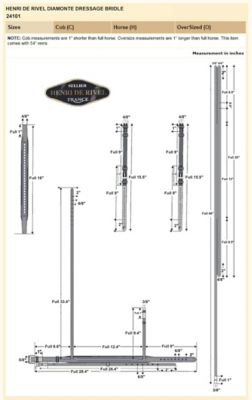 Image showing  Diamonte Dressage Bridle