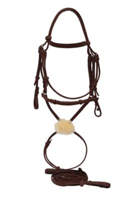 Henri de Rivel Kushy Plain Raised Figure Eight Noseband Bridle