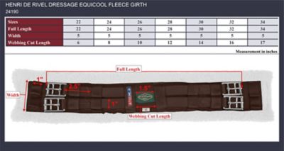 Image showing  Dressage EquiCool Fleece Girth