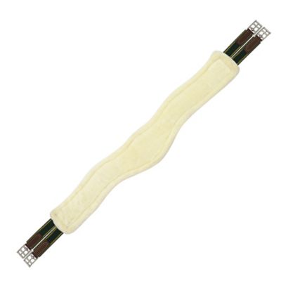 Image showing  Contoured Leather Sherpa Fleece Girth
