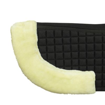 Image showing 2 th Lettia Coolmax Sherpa Quilted Half Pad with Trim