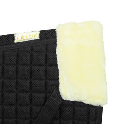 Image showing 3 th Lettia Coolmax Sherpa Quilted Half Pad with Trim