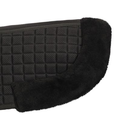 Image showing  Coolmax Sherpa Quilted Half Pad with Trim