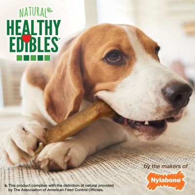 Image showing 5 th Nylabone Beef Healthy Edibles, 2 Pack
