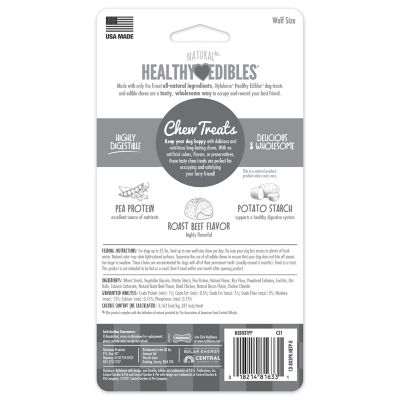 Image showing 8 th Nylabone Beef Healthy Edibles, 2 Pack