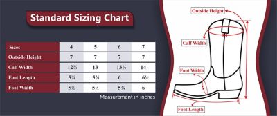 Image showing 7 th TuffRider Children's Glacier Square Toe Western Boot