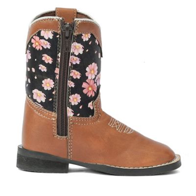 Image showing  Girls' Children's Pinnacles Square Toe Western Boots